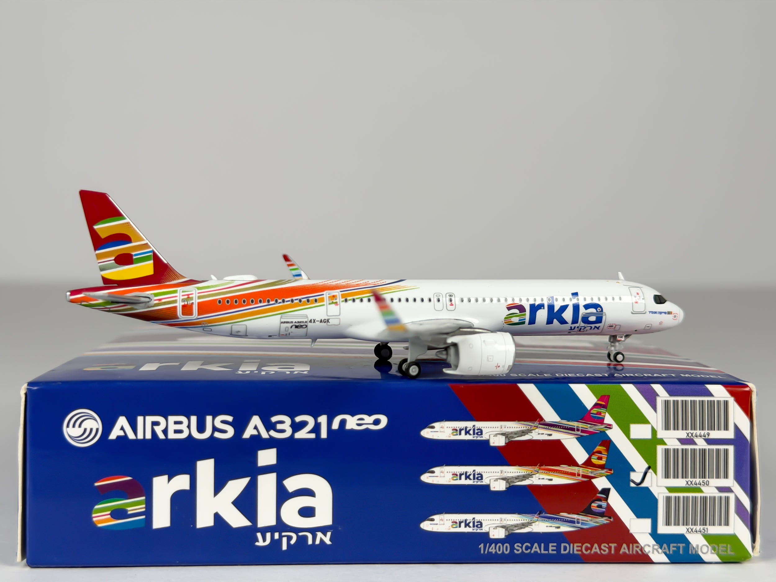 Arkia Israel Airlines Airbus A321neo 1:400 JC Wings 4X-AGK (XX4450)