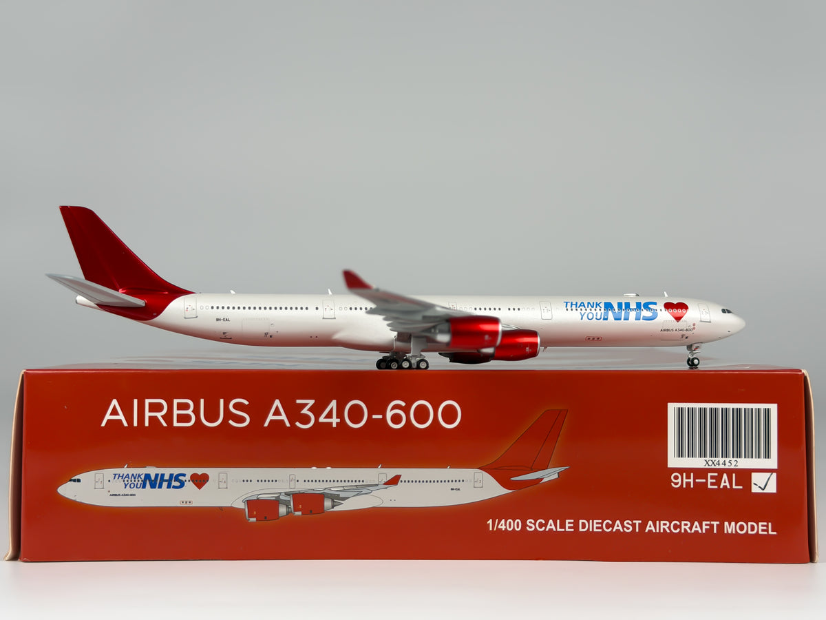 Maleth-Aero Airbus A340-600 1:400 JC Wings 9H-EAL (XX4452)