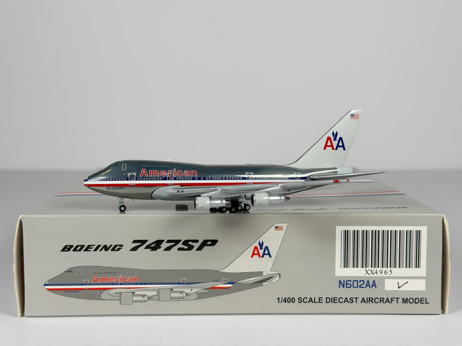 American Airlines Boeing 747SP 1:400 JC Wings N602AA (XX4965)