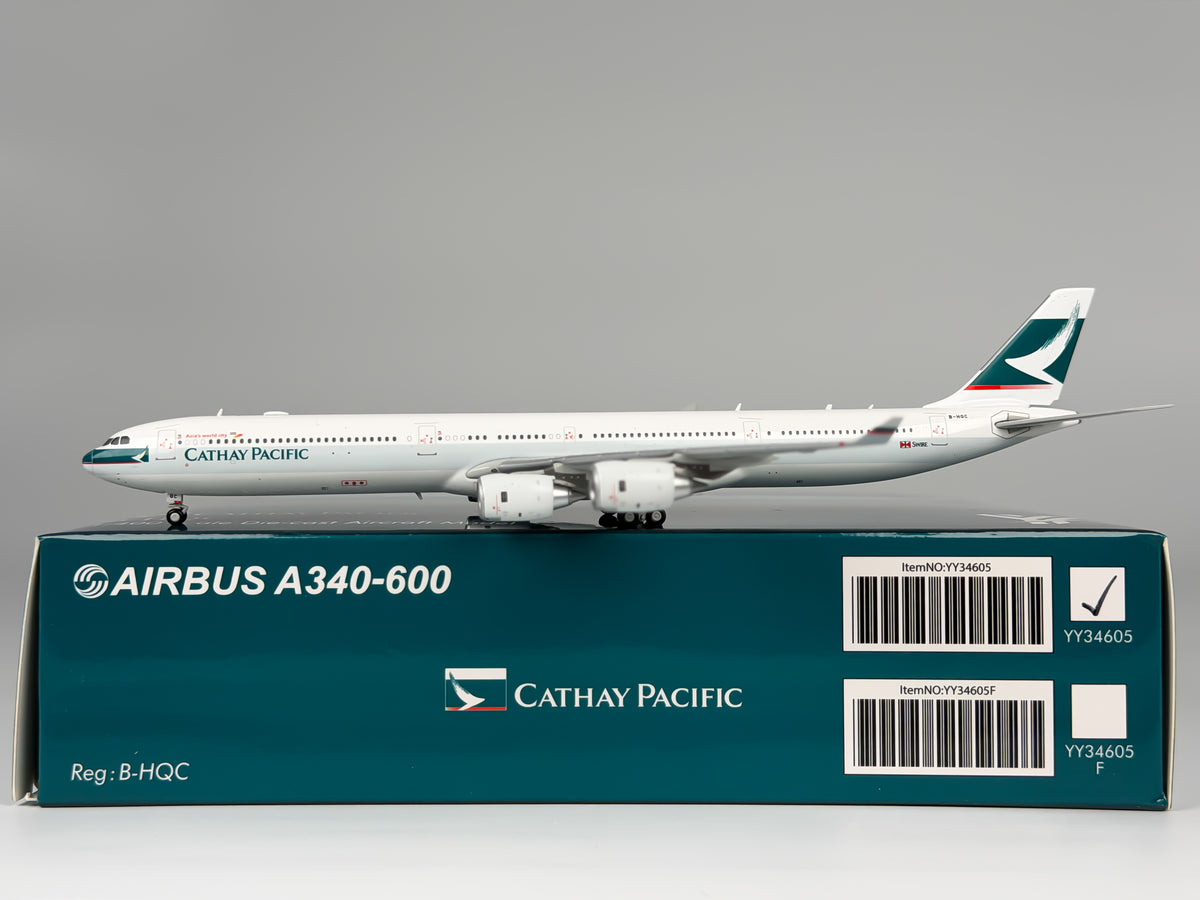 Cathay Pacific Airbus A340-600 1:400 YY Wings B-HQC (YY34605)