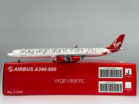 Virgin Atlantic Airbus A340-600 1:400 YY Wings G-VNAP (YY34622)