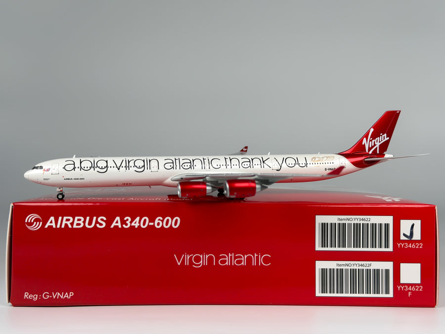 Virgin Atlantic Airbus A340-600 1:400 YY Wings G-VNAP (YY34622)