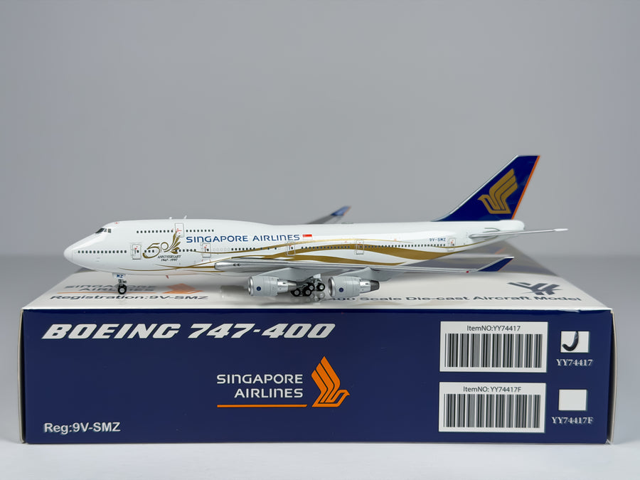 Singapore Airlines Boeing 747-400 1:400 YY Wings 9V-SMZ (YY74417)
