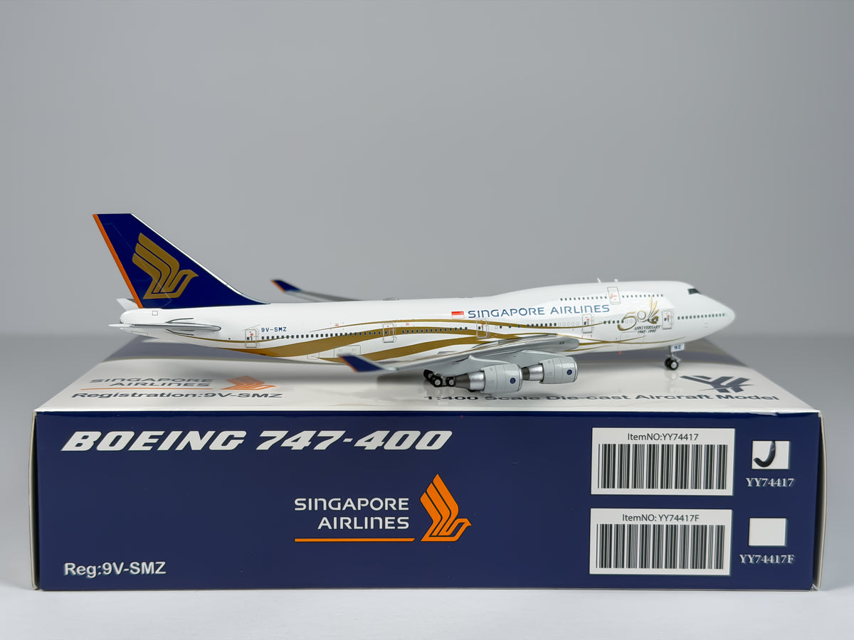 Singapore Airlines Boeing 747-400 1:400 YY Wings 9V-SMZ (YY74417)