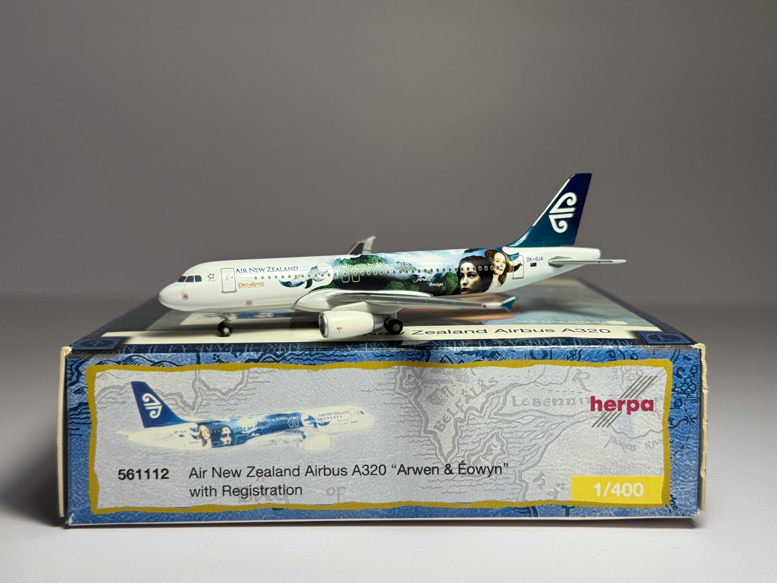 Herpa 1:400 Air New Zealand Airbus A320-200 ZK-OJA Arwen 561112