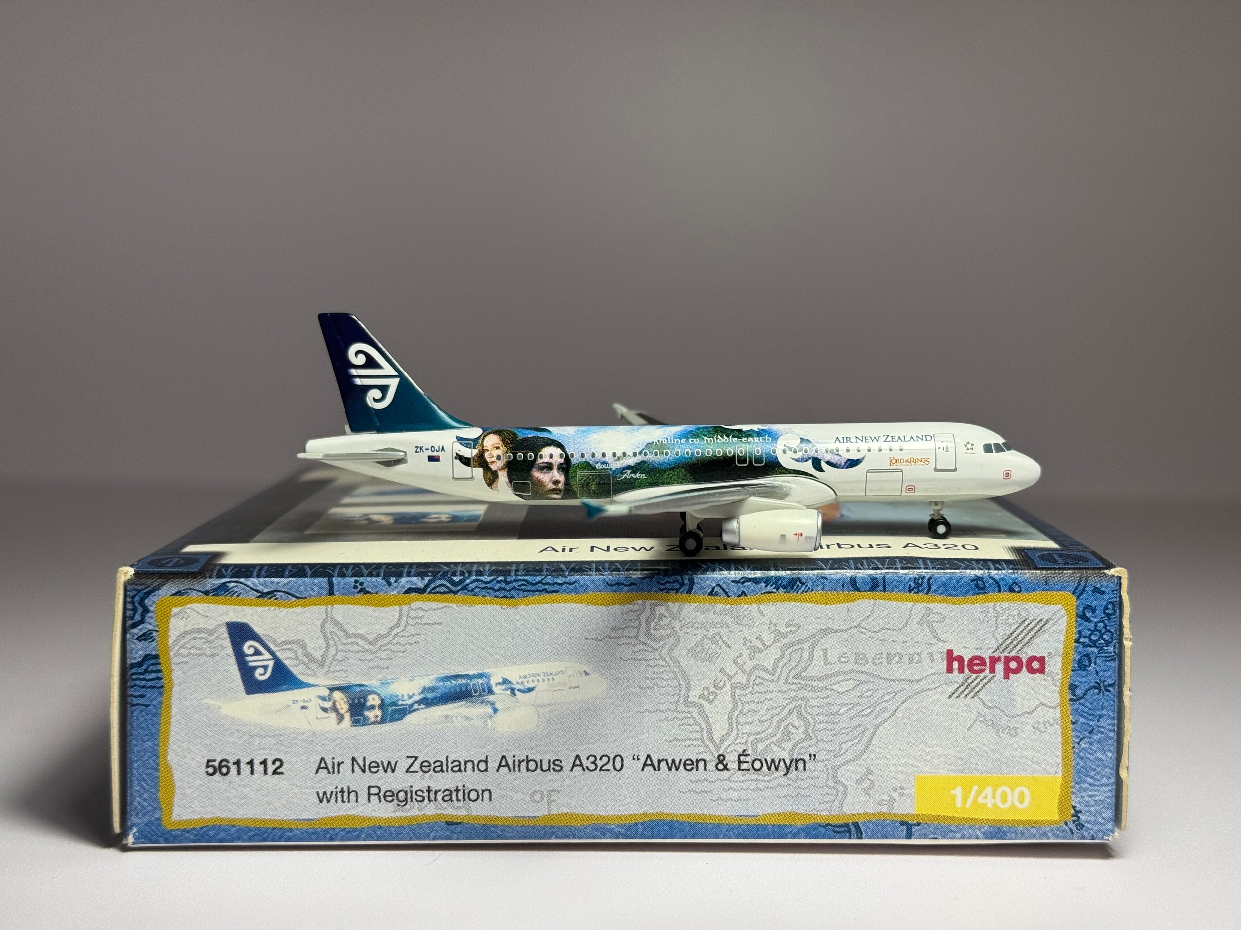 Herpa 1:400 Air New Zealand Airbus A320-200 ZK-OJA Arwen 561112