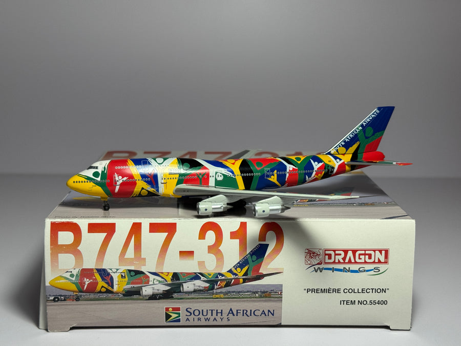 Dragon Wings 1:400 South African Boeing 747-300 ZS-SAJ "Ndizani" 55400