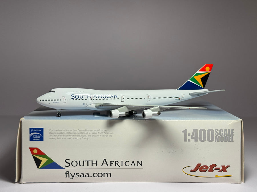 Jet-X 1:400 South African Airways Boeing 747-200 ZS-SAL JX556