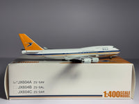 Jet-X 1:400 South African Airways Boeing 747-400 ZS-SAV SAA titles JX604A