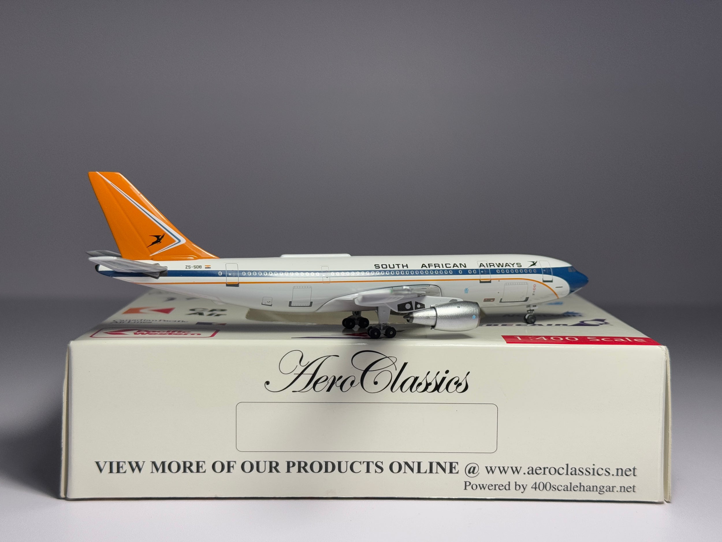 Aeroclassics 1:400 South African Airways Airbus A300 ZS-SDB Springbok ACZSSDB