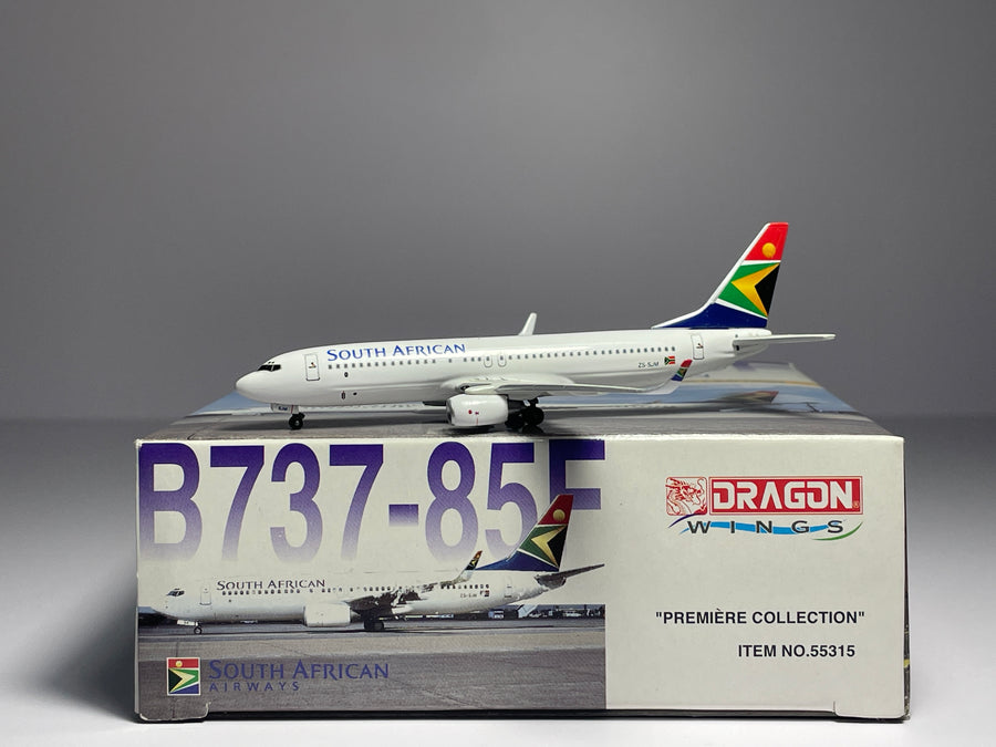 Dragon Wings 1:400 South African Airways Boeing 737-800 ZS-SJM 55315
