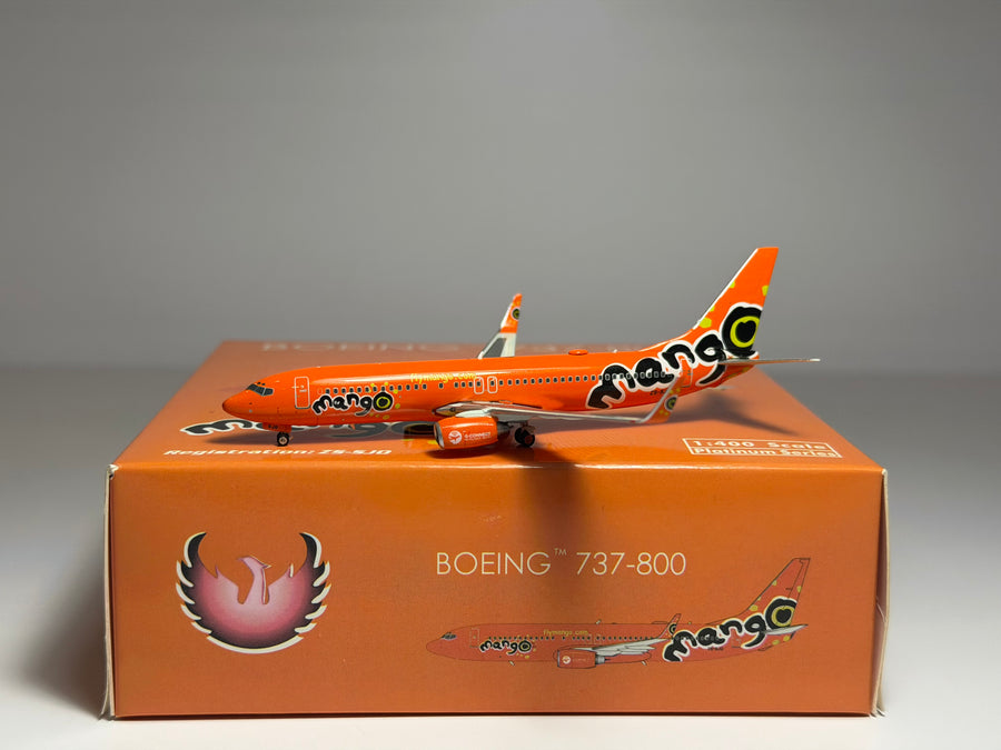 Phoenix 1:400 Mango Boeing 737-800 ZS-SJO 2000s colors PH411019