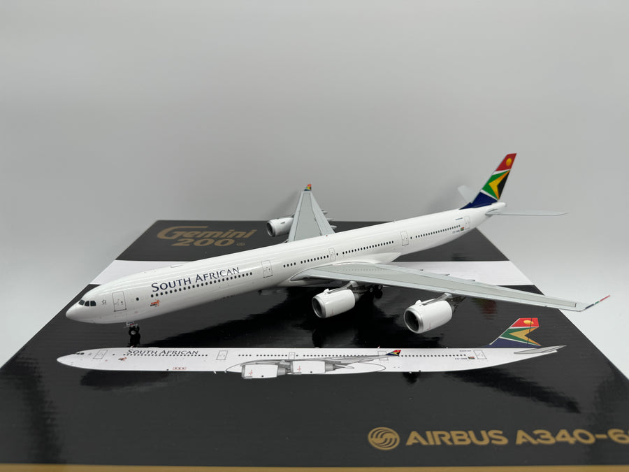Gemini Jets 1:200 South African Airways Airbus A340-600 ZS-SNB G2SAA587
