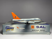 Gemini Jets 1:400 South African Airways Boeing 747SP ZS-SPE 1960s colors GJSAA433